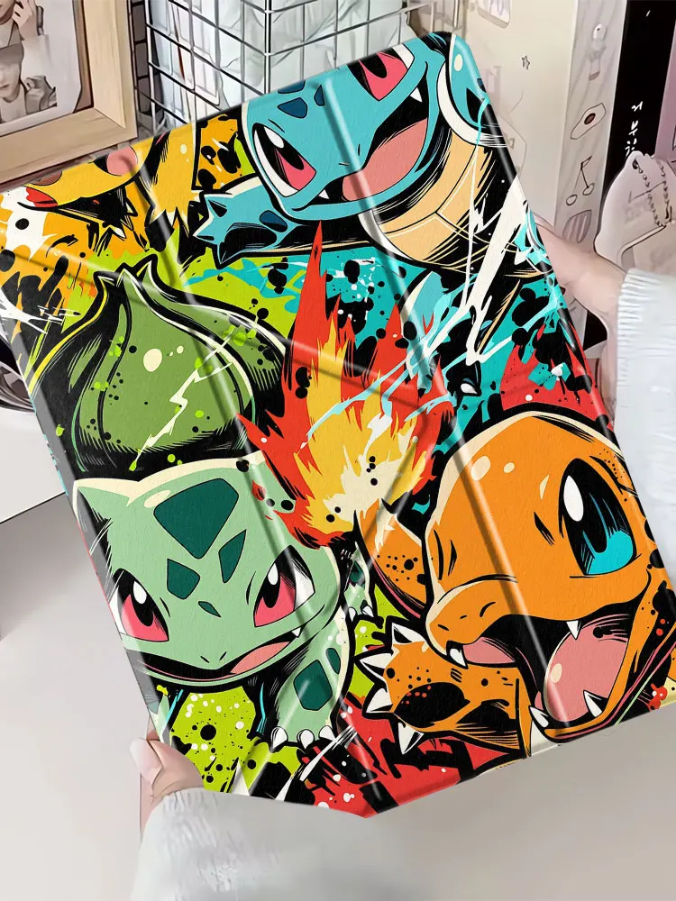 Etui na tablet z motywem anime Pokemon dla iPad Pro 11, 10, 9, 8, 7 generacji, 12.9 cala, Mini 6, 7, Pro 2025, Air 4, 5, M3, M2, 1, 2, M4, 11 cali z uchwytem — zdjęcie produktu 7