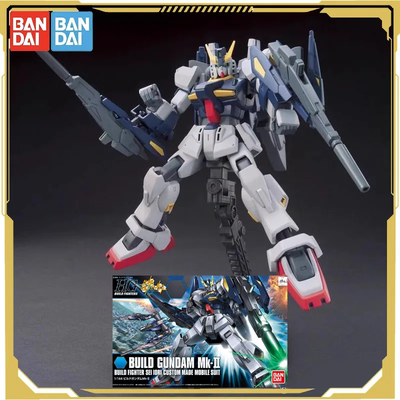 

Bandai Original GUNDAM Anime Figure HGBF 004 1/144 Assembly Model BUILD GUNDAM MK 2 Action Figure Toys for Boys Girls Kids Gift