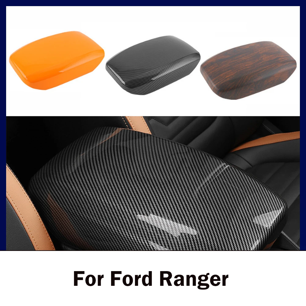 For Ford Ranger 2023 2024 Modified Armrest Box Cover Decoration ABS Armrest Box Glitter