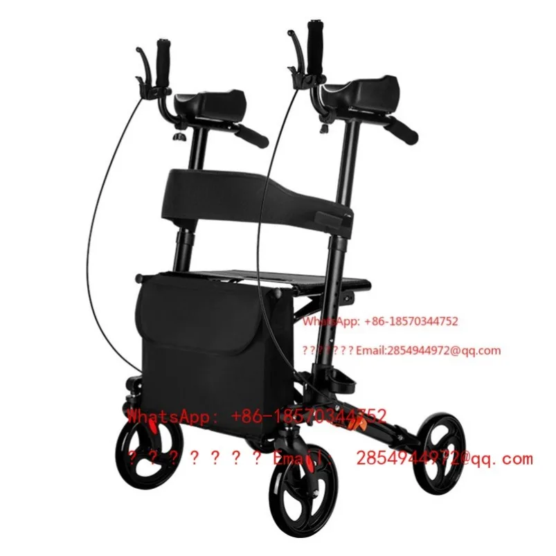 

Walking Aid Handcart Made of Aluminum Alloy, Suitable for Sitting. Walking Aid Is A Lightweight Commuting Vehicle