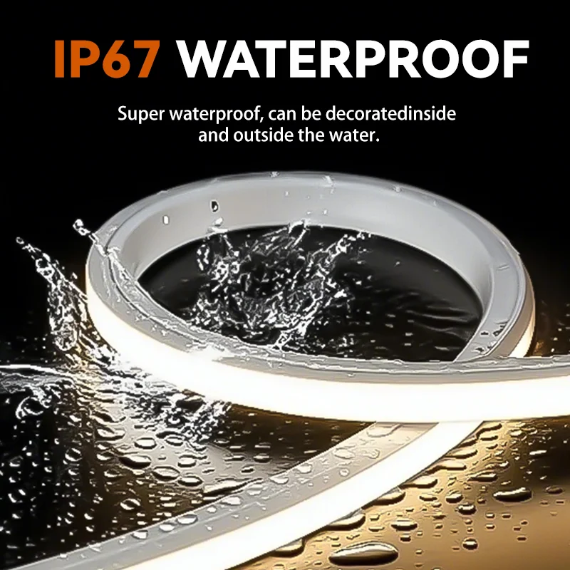 The Side-Bent Silicone Rubber Sleeve Diffuser Is Waterproof and Can Be Bent and Deformed. The Lampshade Contour Is 1-10 Meters O