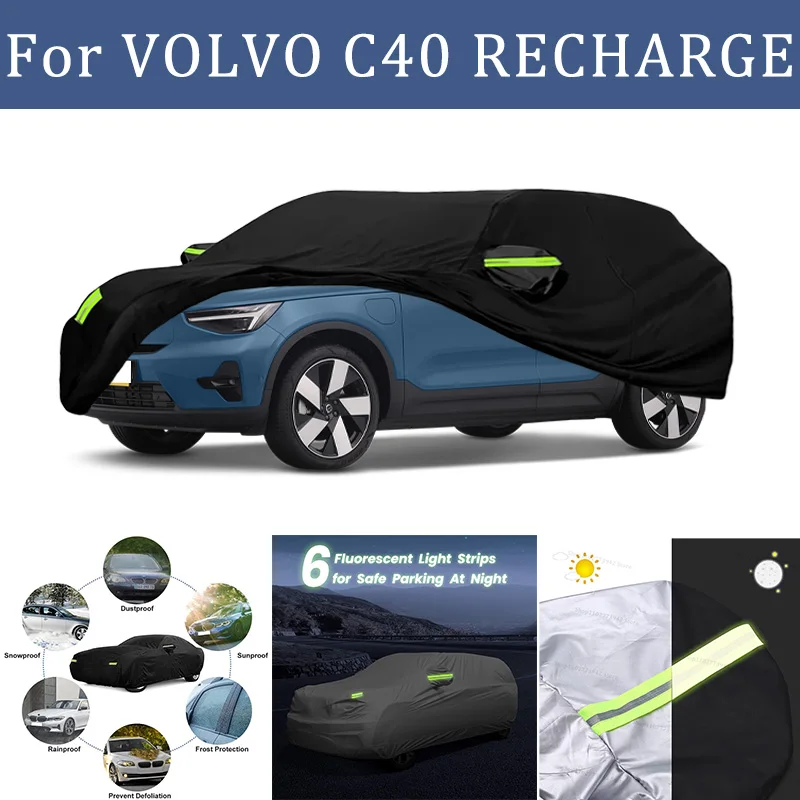 

Car cover For VOLVO C40 RECHARGE Full cover Waterproof sun protection cover Scratch resistant cars accessories