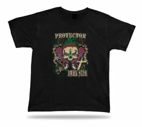 Protezione Di Drak Lato Evil Teschio Testa Unico Vector T-Shirt Design Apparel