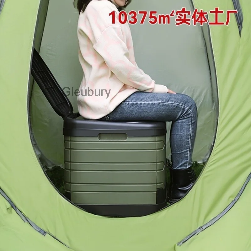 Outdoor Camping Toilet Tent Car Portable Odor-Proof RV Toilet Solidifier Adult Folding Camping
