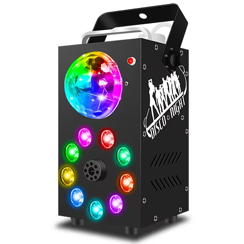 700W Remote Control Fog Machine with LED RGB 3in1 Fog Machine Stage Show Led Smoke Machine Disco DJ Party Club Bar Event Show