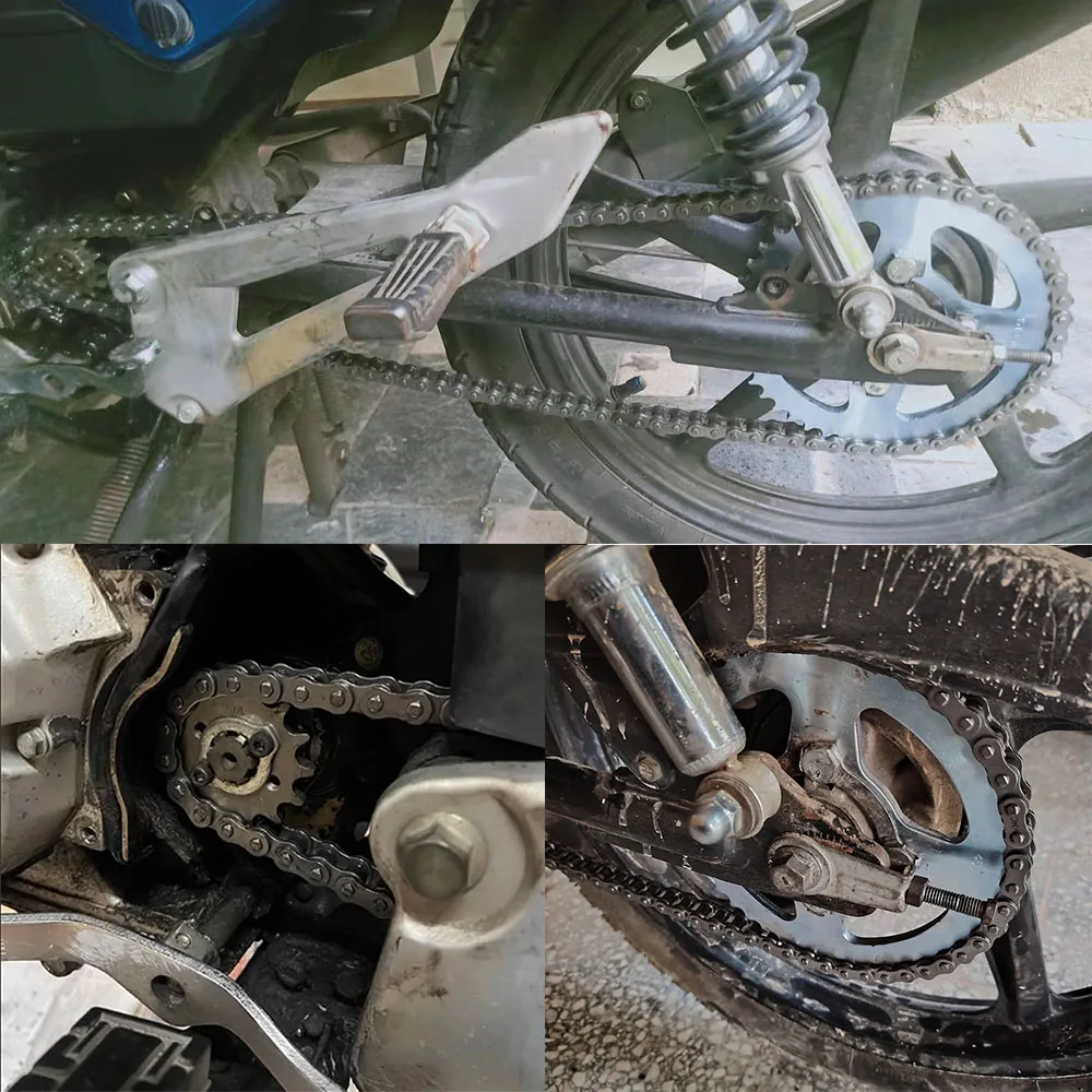 قطع غيار الدراجات النارية الجبهة الخلفية سلاسل الاضراس مجموعة تروس 45T 14T الأسنان لياماها YBR125 YB125 YB125Z YBR125G STX125 YBR 125 YB 125