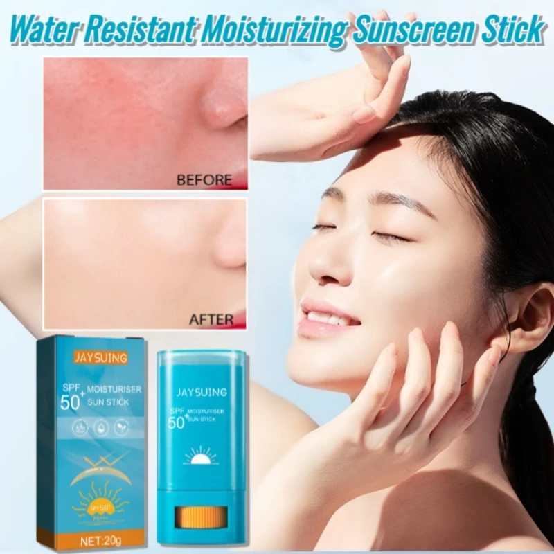 

New Moisturiser Sun Stick SPF50+ UV Protection Waterproof & Sweatproof Lightweight Non-Greasy Isolation Face Body Sunblock Stick