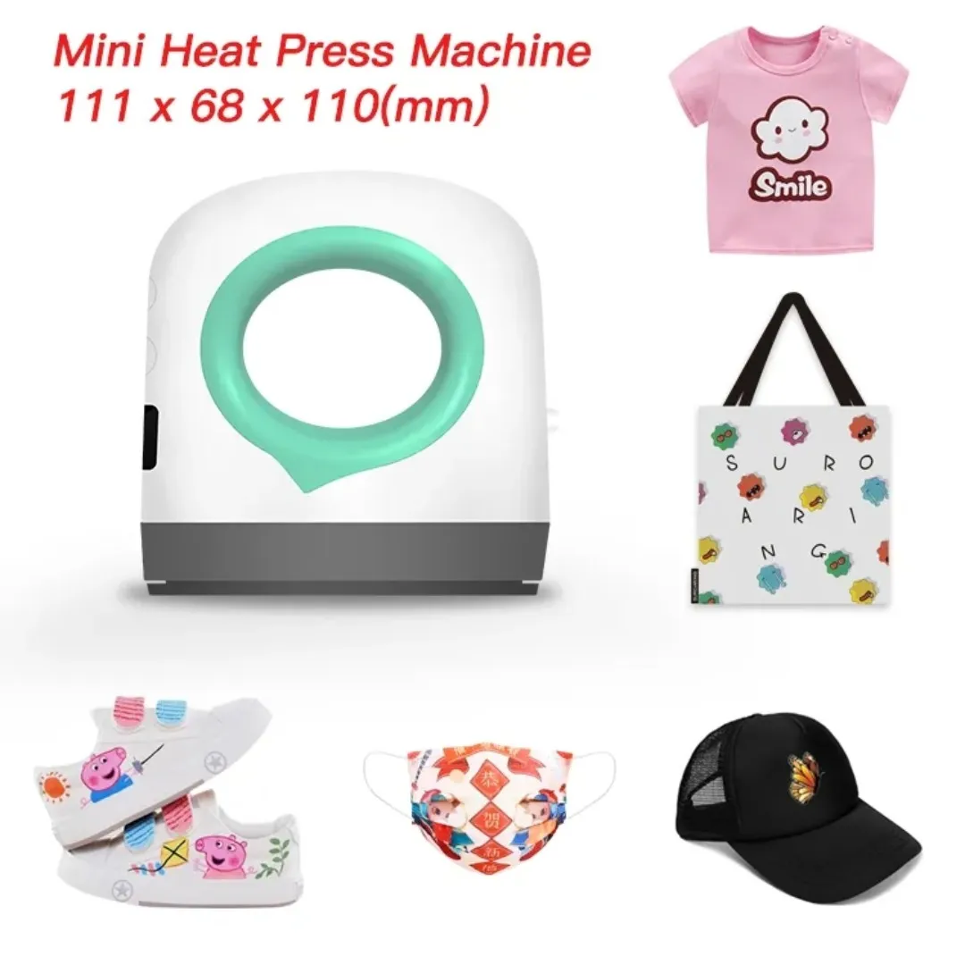 Cricut Mini Wärme übertragungs maschine Wärme presse Sublimation Digital Transfer Druckmaschine für T-Shirts Schuhe DIY hand gefertigt