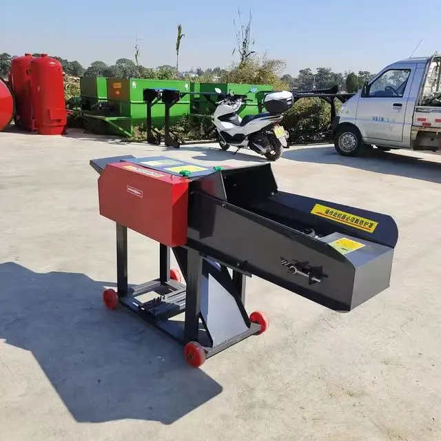 Corn Straw Silage Crusher Wet Dry Grass Forage Chaff Cutter Animal Feed Grass Chopper Machine Feed Grass