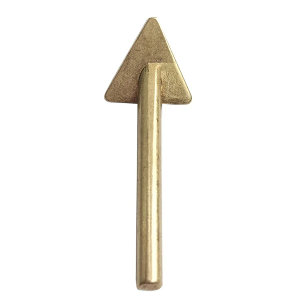16/20mm Triangolare Rame Saldatrice Testa Testa di Rame Smoothing Testa di Ricambio Punta Per 60/80W Kit di Saldatura di Plastica