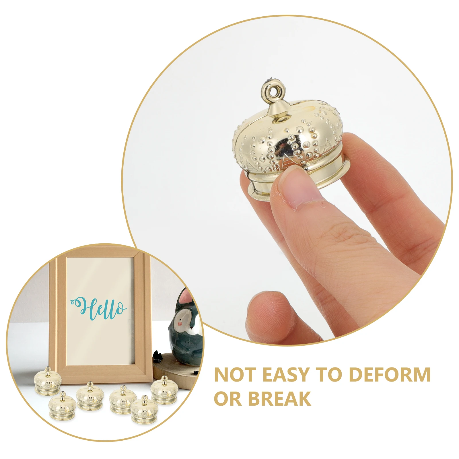 

50pcs Craft Diy Ball Caps Premium Plastic Hanging Ornaments End Caps For Handcraft Durable Lightweight Decoration Holder Diy