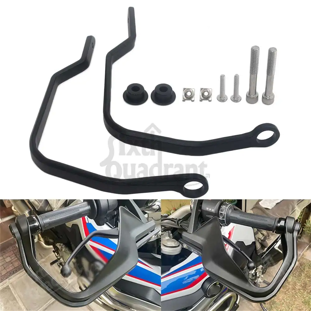 1 Pair Motorcycle Handguard Kit Handlebar Lever Protector Compatible With Bmw 2013-2024 High Quality Aluminum Alloy Matte Black