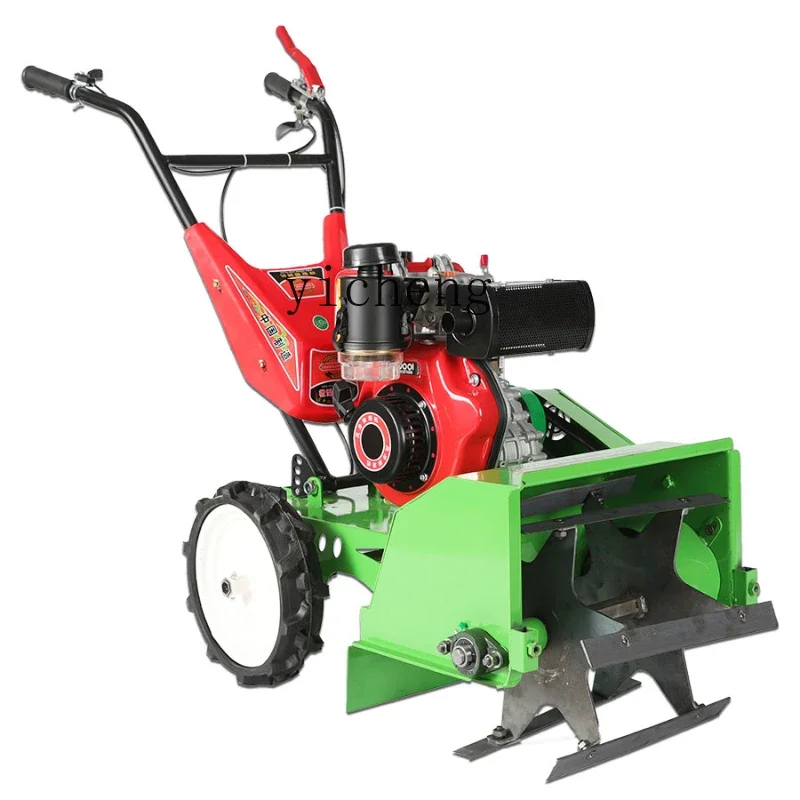 

Tqh Weeding Machine Small Household Multi-Functional Diesel Mini-Tiller Weeding and Ditching All-in-One Machine