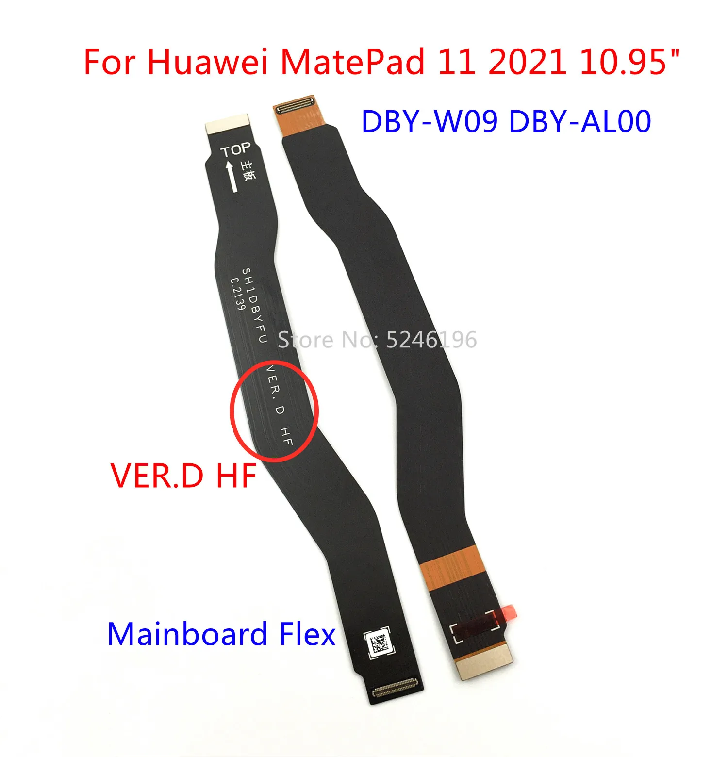 

1pcs Main board Charging Connect Mainboard Flex Cable For For Huawei MatePad 11 2021 10.95" DBY-W09 DBY-AL00 Replace Part