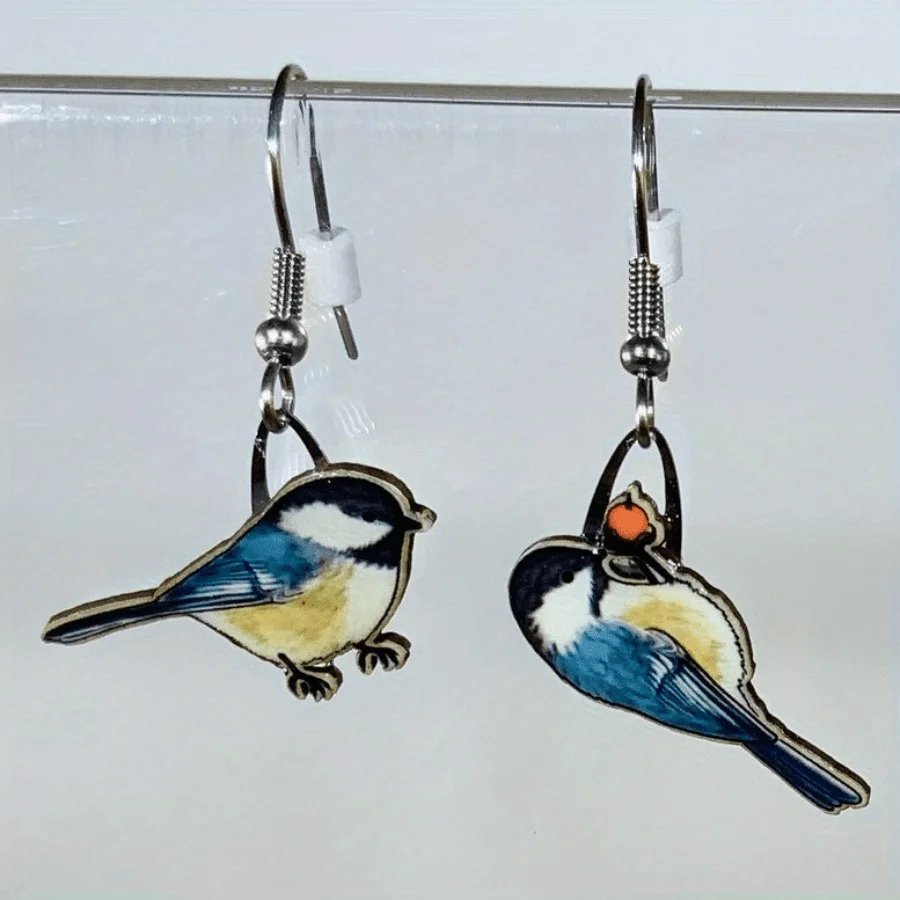 Creative Asymmetrical Bird Earrings Jewelry Earrings for Women Perfect Christmas Jewelry Gifts Anniversary Gifts for Loved Ones