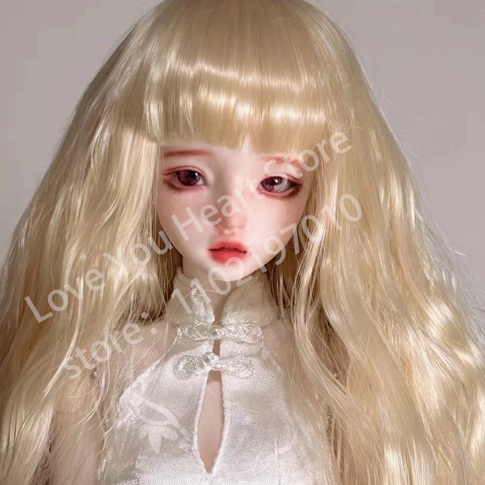 New 1/4 BJD Doll Head With Body Resin Material DIY Lovely Girl Model  No Makeup BJD Doll Toys