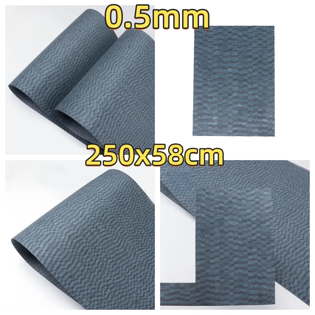 

Agate Blue Pearl Veneer, 0.4-0.5mm, 250x58cm, For Wood Doors & Display Cabinets.(Backing Non-woven Fabric)