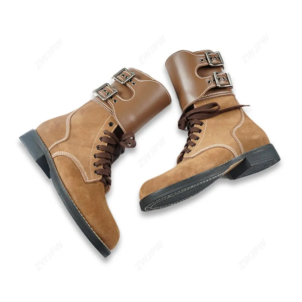 WW2 US ARMY  M1943 BOOTS LEATHER BOOT HIGH GANG OUTDOORS  BOOT HIGH QUALITY