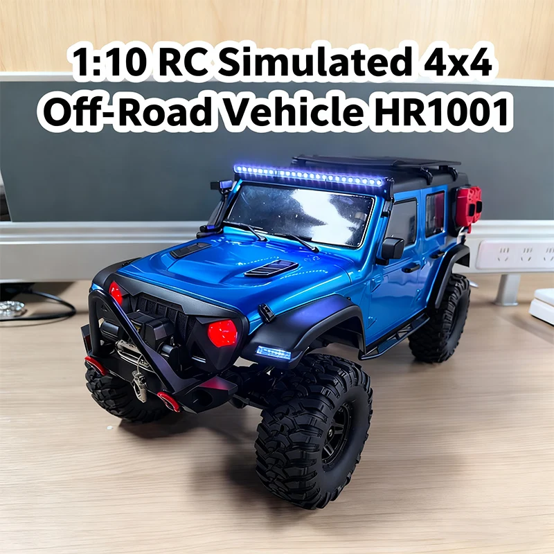 

HuangBo R1011 1:10 RC Crawler Rc Cars Electric Professional 4WD Remote-Controlled High-Speed Climbing Off-Road Vehicle