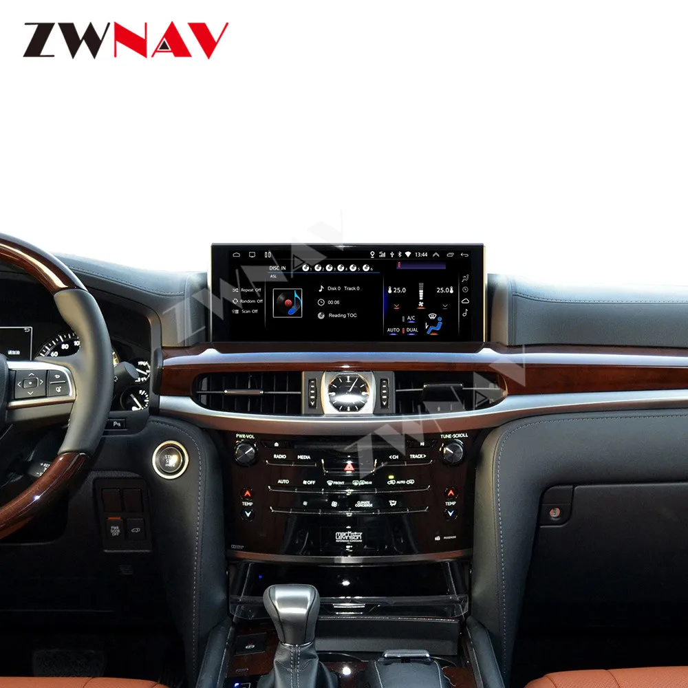 Android 10 GPS Navigation Wireless Carplay 12.3 inch Touch Screen For Lexus LX570 2015-2021 WIFI Head Unit Auto Stereo Radio