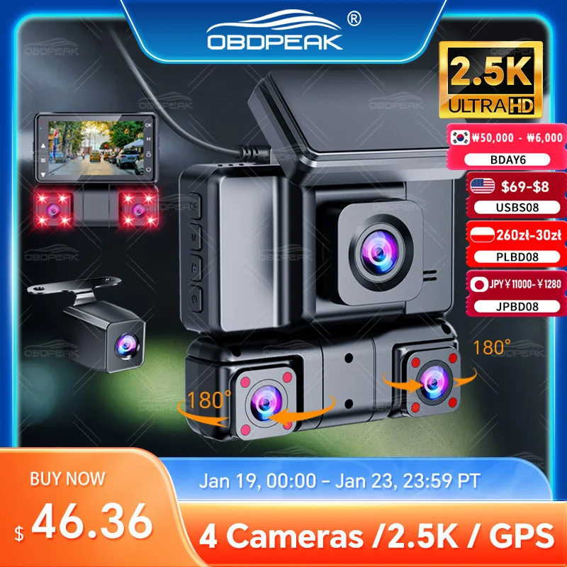 Obdpeak M65 Dashcam… - image