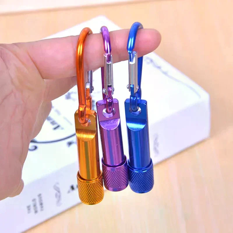 Mini Portable Torch Keychain Pendant With Battery Light Small Led Flashlight Car Key Chain Pendant Key Ring Mini Flashlights