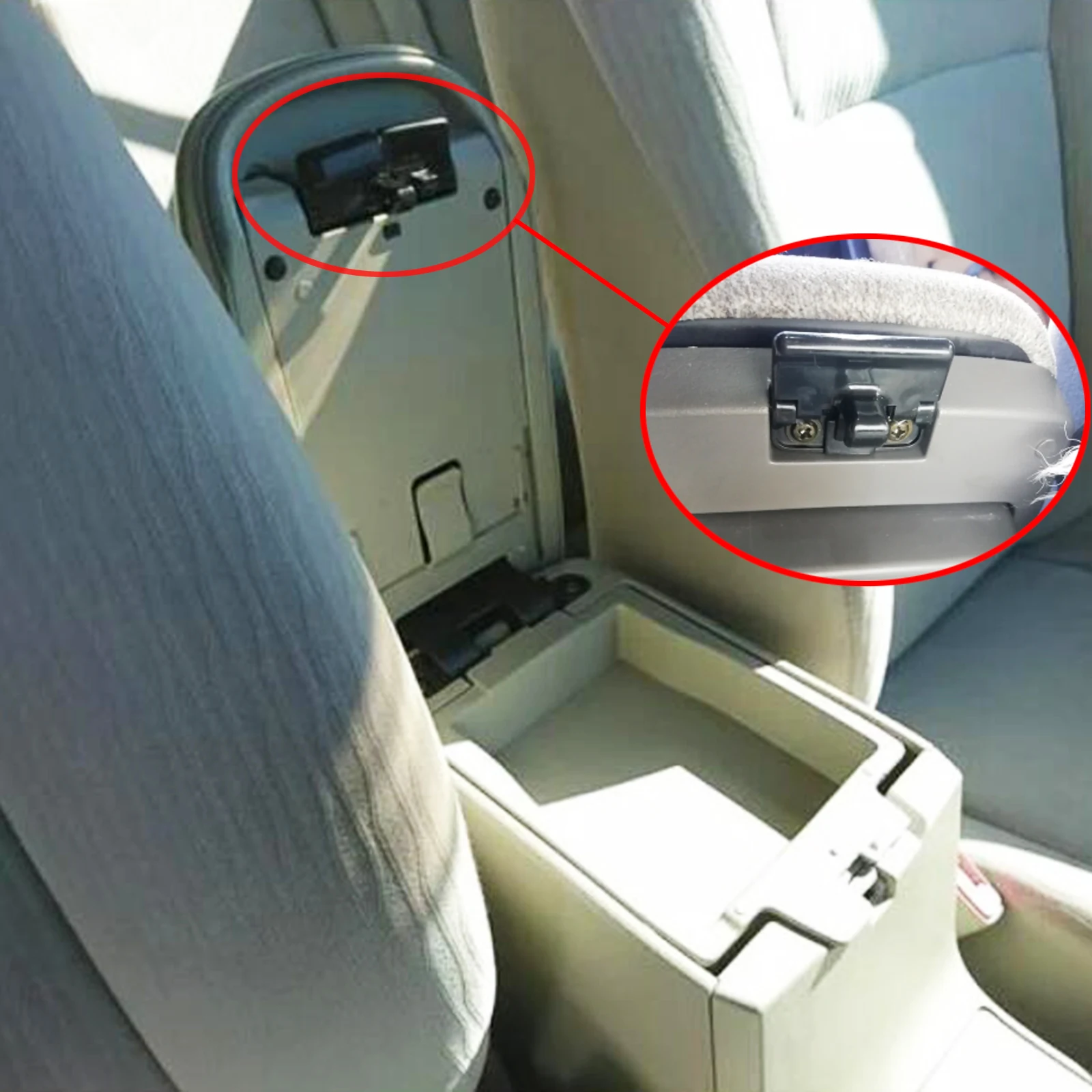 Car Arm Rest Lid Latch Clip Lock Center Console For Toyota Solara XV30 Tacoma Caldina T240 Hilux AN10 Innova AN40 Fortuner AN50