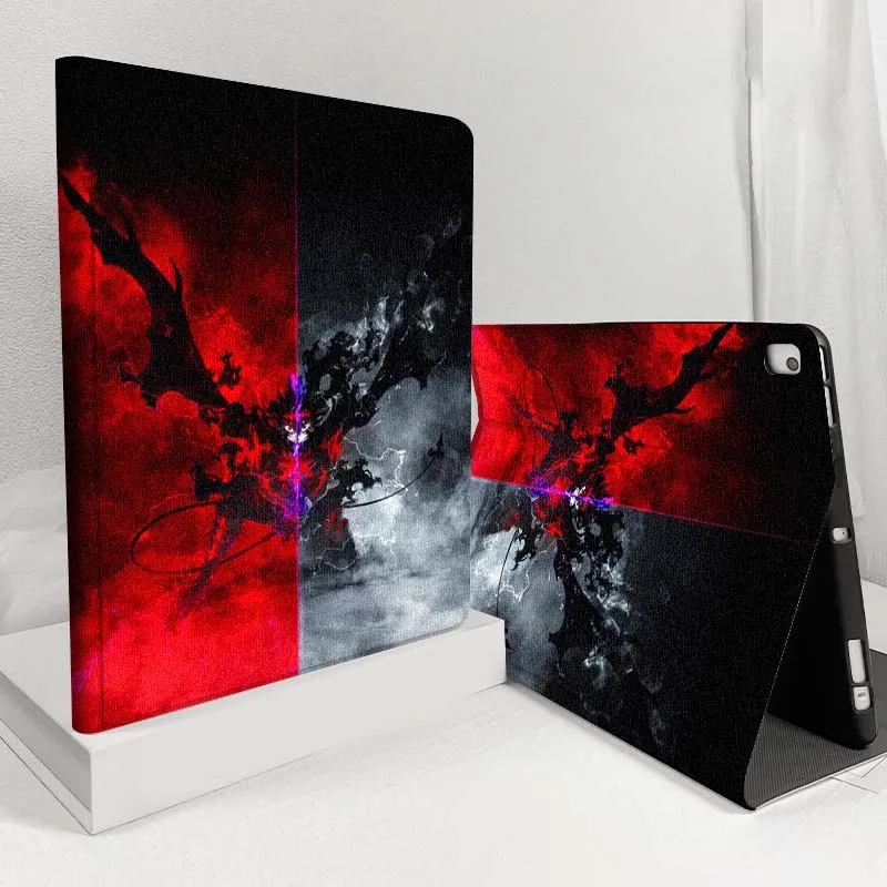 

Чехол для планшета Anime Black Clover Cool для iPad Pro Air Mini 1 2 3 4 5 6 7 7th 8th 9th 10. 11th 10.2 9.7 10.5 10.9 11 12.9 13 дюймов