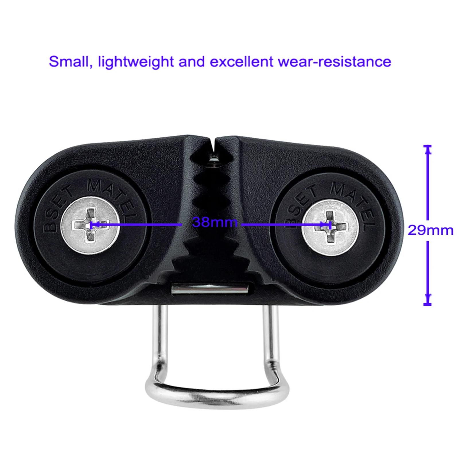 

1 шт. композитный 2-рядный шарикоподшипник, кулачковая планка с ведущим кольцом, веревка для быстрого входа, проволока Fairlead, аксессуары для парусных лодок