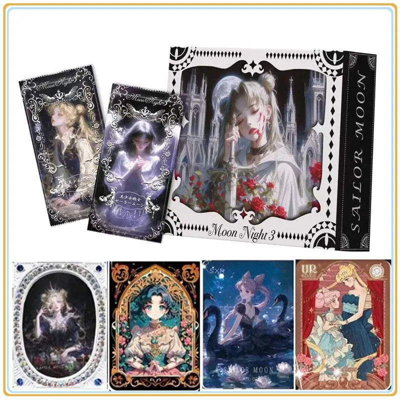 

Moon Night Original Sailor Moon Card Vol.03 TLR Rare Anime Character Collection Cards Table Game Card Kids Toys Boys Girls Gift