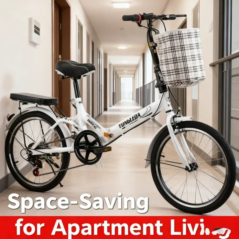 

Deluxe Edition White Folding Bicycle Belt Drive 201-inch Variable Speed with Vibration Damping - Factory Direct Supply