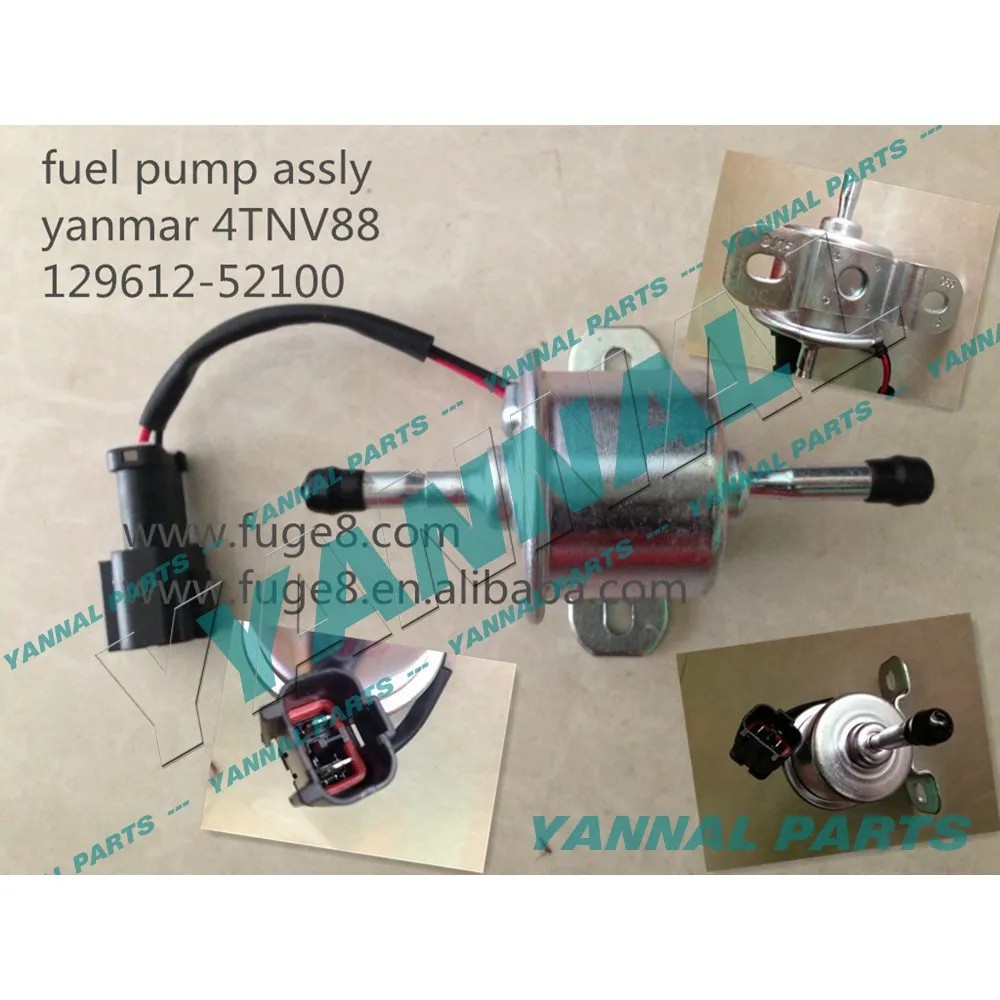 Long Time Aftersale Service Fuel feed pump 129612-52100 For Yanmar 4TNV88 3TNV88 Takeuchi TB230 Hitachi 12v