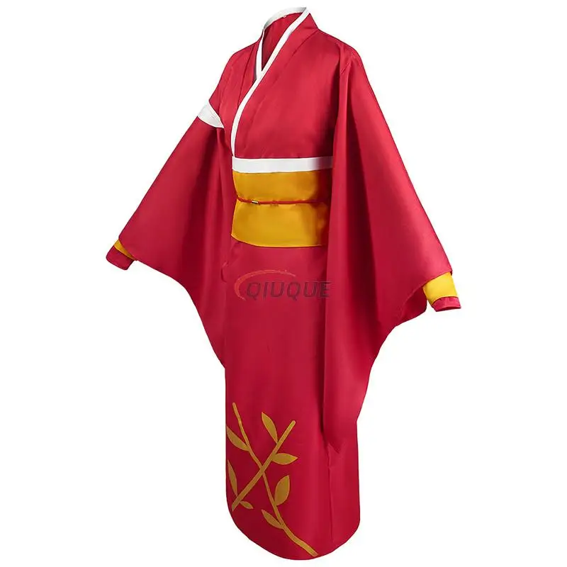 Izumi Kyouka Cosplay Costume with Headwear Anime BSD Cosplay Wig Women Kimono Yukata Halloween Carnival Uniform Dress Outfits