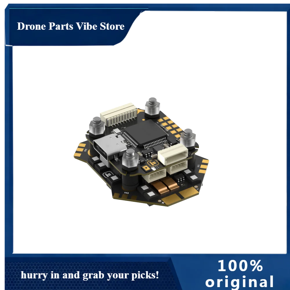 

Полетный контроллер APIFlight Borg Mini F7 (Mini 60A 4-в-1 ESC)