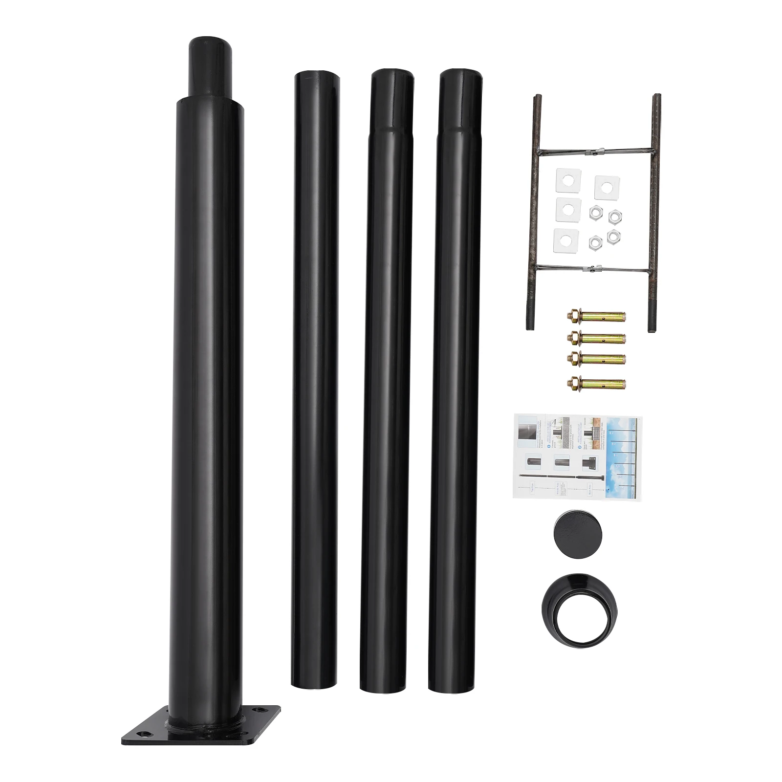 Poste de lâmpada separado de 4 metros adequado para decoração/iluminação de jardim ao ar livre