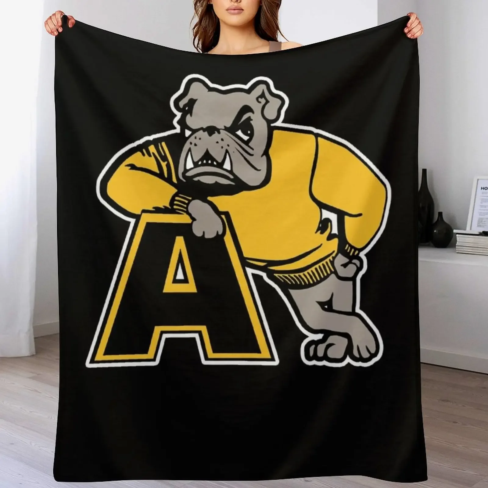 adrian college Throw Blanket Plush Fuzzy Cozy Blanket for Couch Sofa