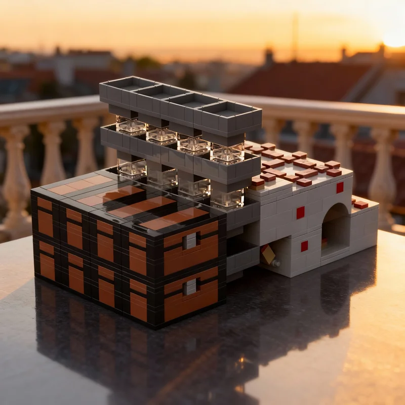 

1064pcs MOC My World Hopper Based Sorting System Model Building Toy Christmas Gift Blocks Construction DIY Creative Idea