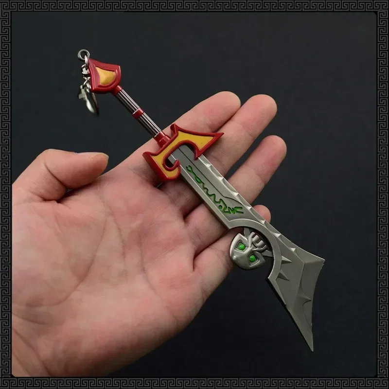 World of Warcraft Arma Ashbringer Morgraine, Incrustação de Diamante, Metal Anime Jogo Katana, Espada Samurai, Brinquedos Artesanato Presente, 18cm