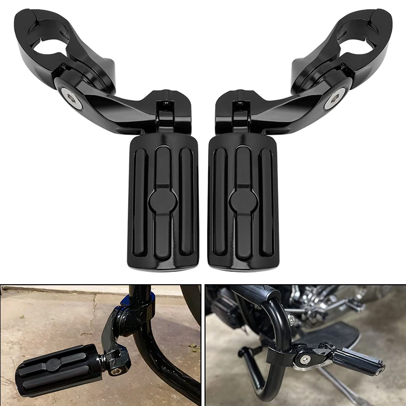 

Universal 1-1/4" 32mm Motorcycle Foot Rest Highway Engine Guard Foot Pegs Mount For Harley Touring Honda Kawasaki Suzuki Yamaha