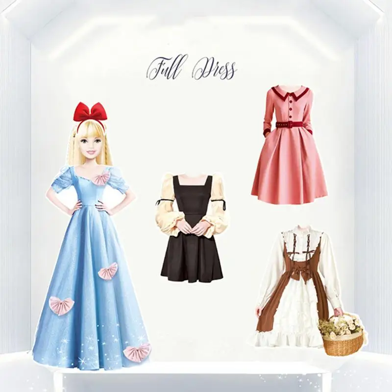 Magnetic Dress Up Set Magnet Dress Up Paper Dolls puzzle bambino finta gioca giocattoli puzzle gioco per ragazze bambini ragazzi bambini