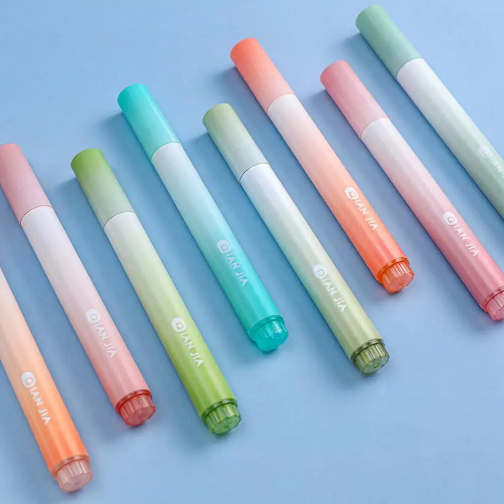 4 pçs canetas de marcador de pouco peso non-slip graffiti canetas aperto confortável mesmo saída de tinta highlighter canetas desenho