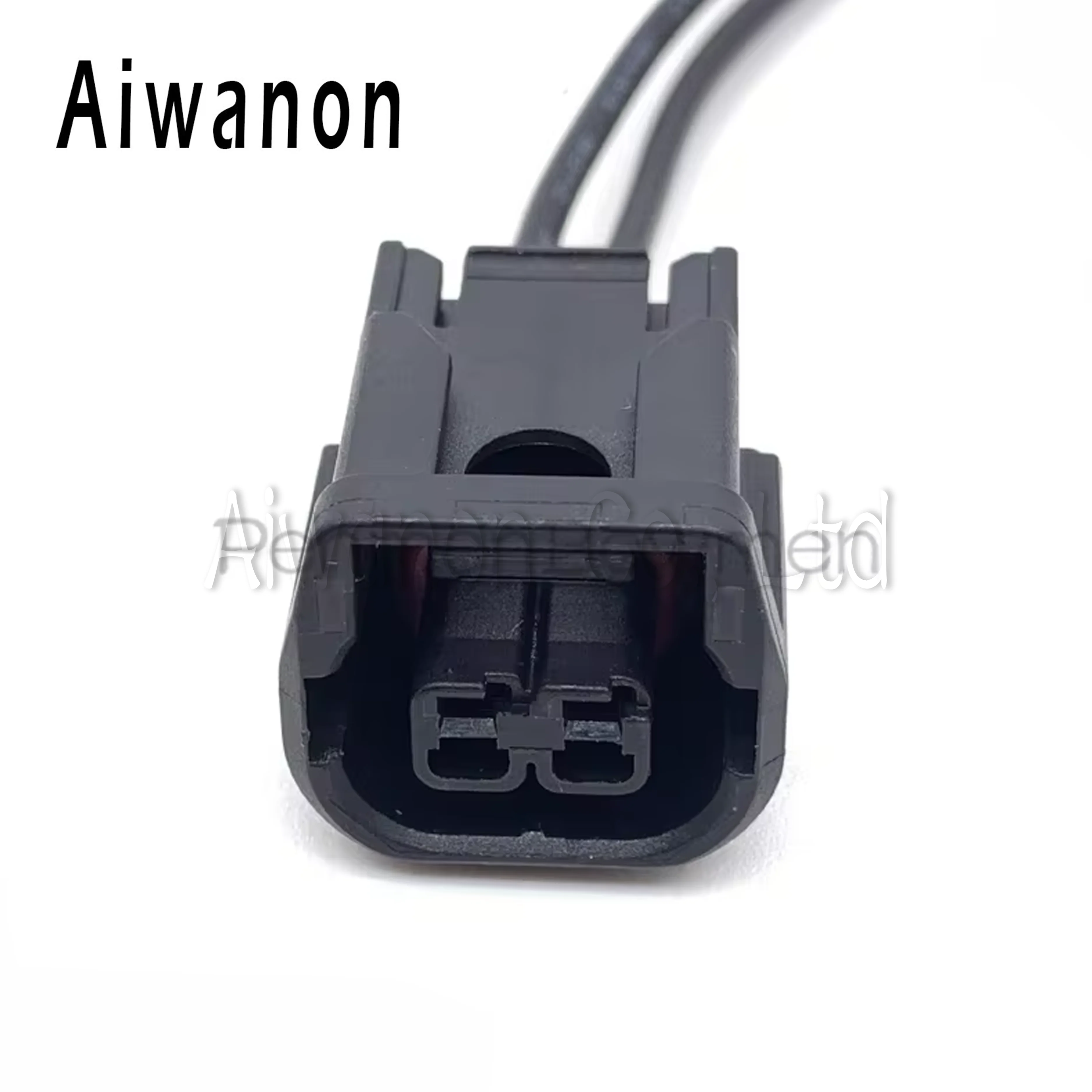 1 Set 2 Pin Auto Headlight Plastic Electrical Cable Connectors Female Wire Harness Plug For6189-7408