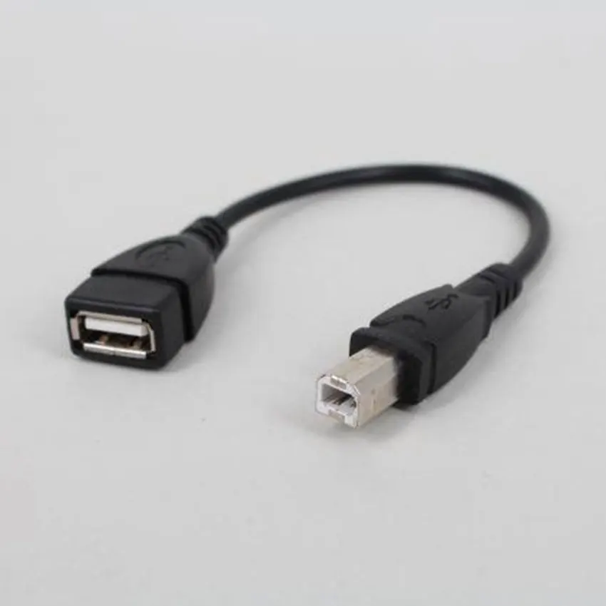 New USB 2.0 Type A Female To USB B Male USB Printer Extension Cable 0.5m for Canon Brother Samsung Hp Epson Printer Cord