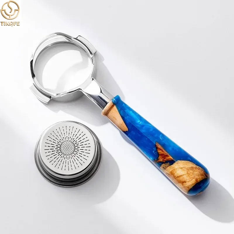 58mm Espresso Portafilter Stainless Steel Hollow Filter Basket for E61 Flair ECM Rocket Synesso Rancilio Silvia Coffee Machine