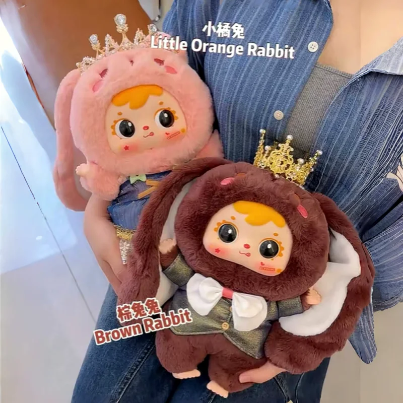 

New In Stock Soft Cute Rabbit Plush Toy 400% V4 Design Blind Box Trendy BirthdayGift Girl Holiday Ornament Collect Display Item