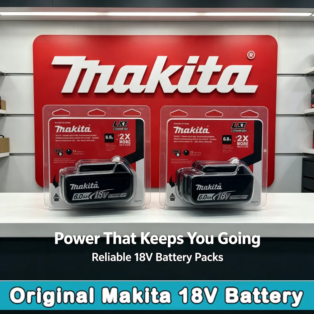 100% Origina Makita 18V LXT 6000mAh tool battery+DC18RD 3A fast charger, For DTD173 lithium rechargeable impact drill household