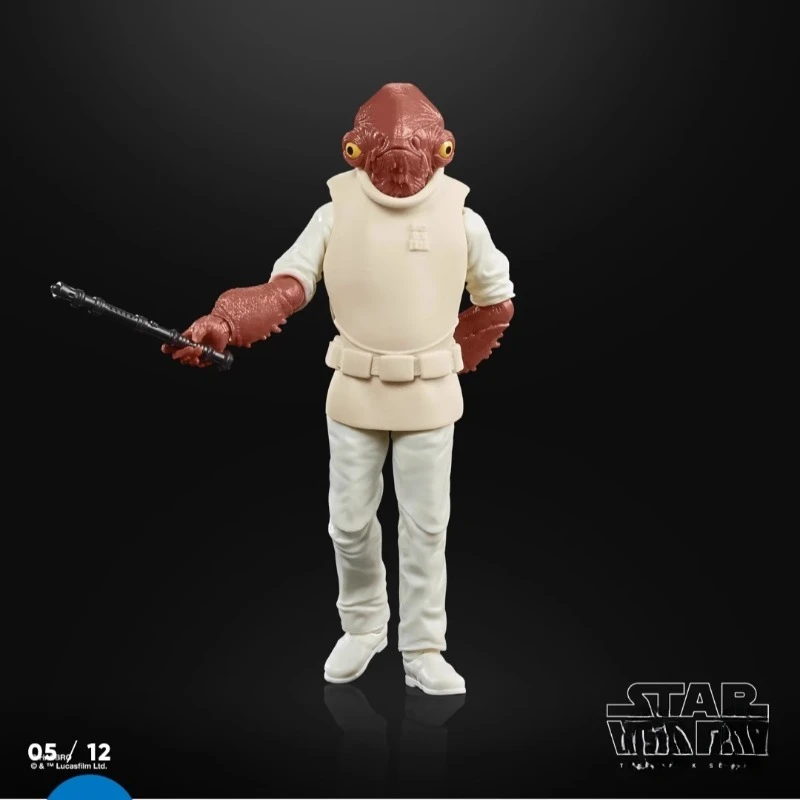 Hasbro Star Wars Powrót Jedi 40th Anniversary Limited 6′′ Gial Ackbar Wojskowe figurki akcji Zabawki dla dzieci Prezent urodzinowy