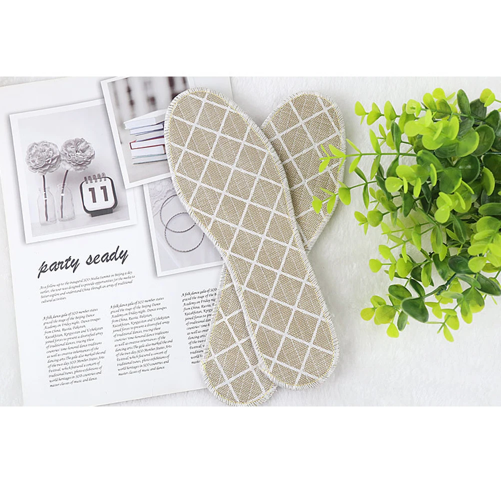 

3 Pairs Durable Shoe Insoles Cushions Inserts Liners Protectors for Feet Men