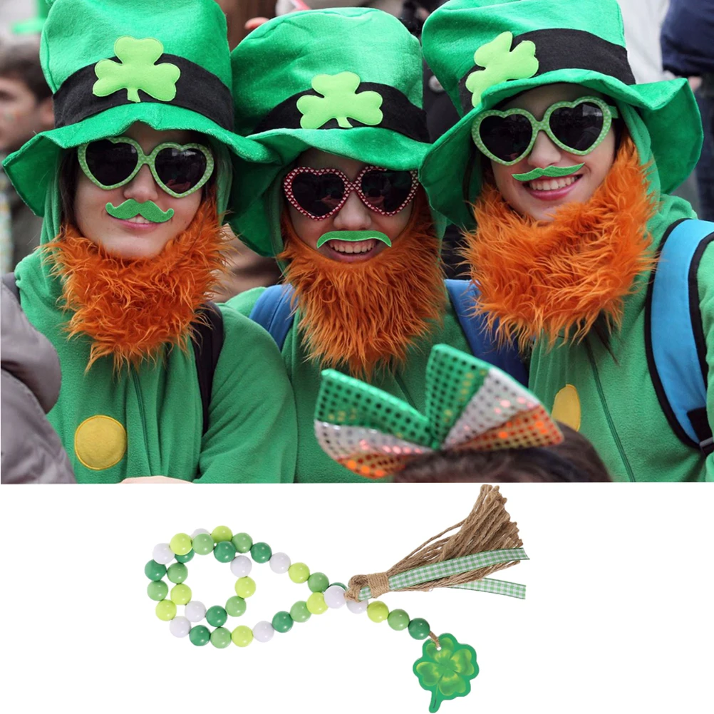 

Four-leaf Clover Pendant Tassel Uv Resin Decoration Wall Hanging Adornments Pendants Decorative Bead