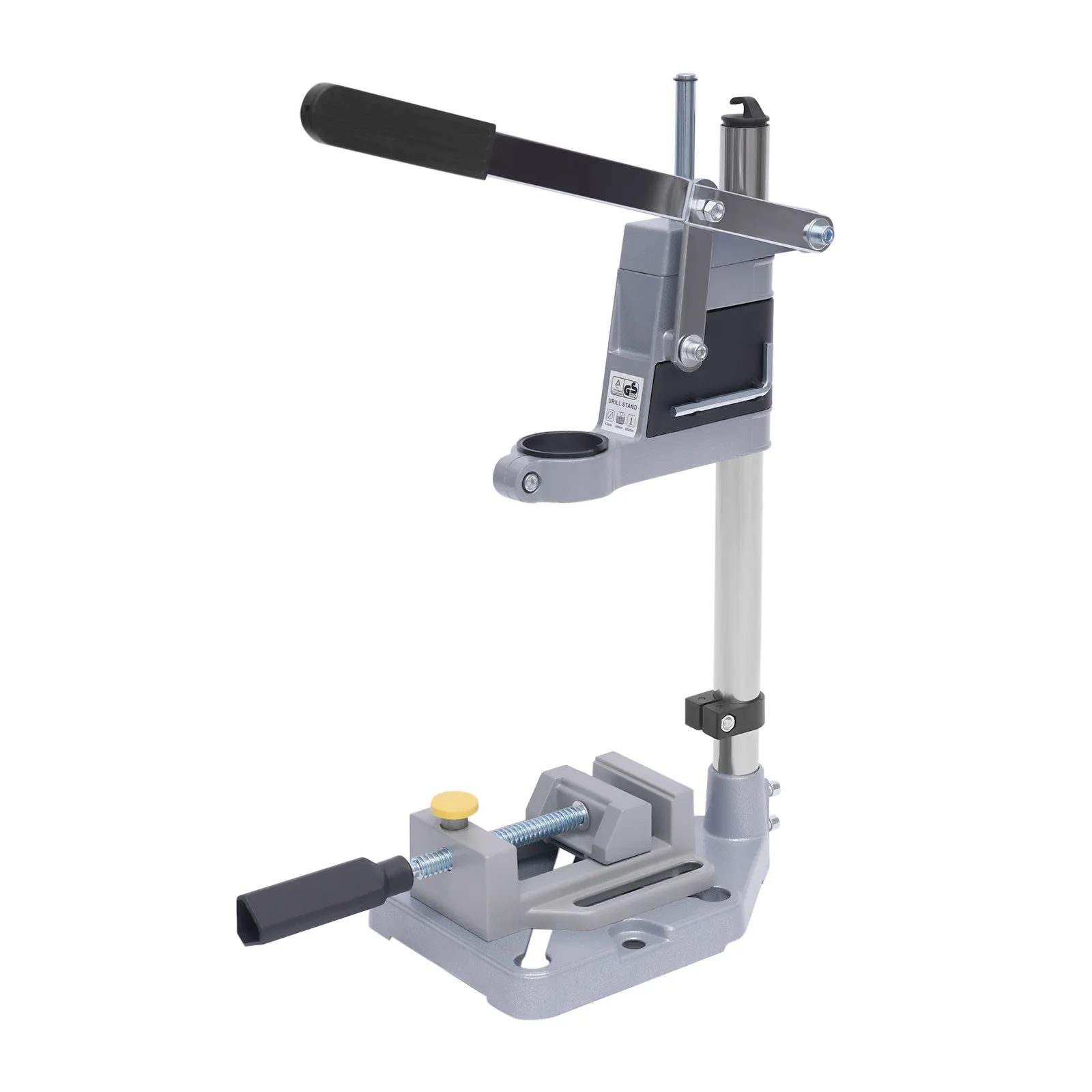 Single Hole Drill Stand with Clamp, Adjustable and Sturdy, Ideal for Precise Drilling and Stable Work Support